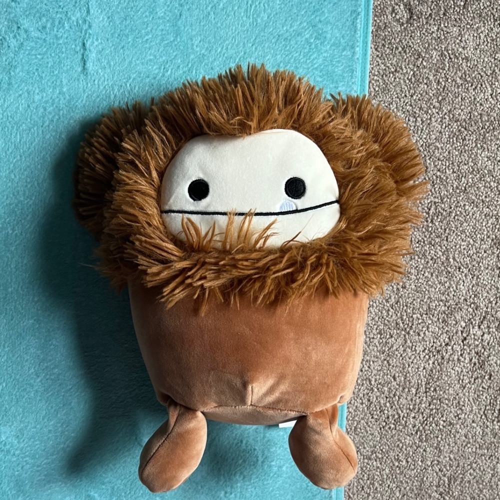 Squishmallow Benny the Bigfoot 12 Inch Brown Plush Toy Kellytoy Plushie